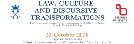 Sympozjum „Law, Culture and Discursive Transformations”